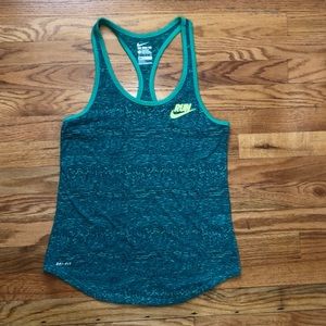 Nike Dri-Fit Leopard Printed Athletic Cut Tank